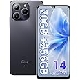 FOSSIBOT S2 Cell Phones, Unlocked Phone Android 14, 20(8+12)GB+256GB/1TB Smartphone,6.72" FHD Display,5000mAh Battery Mobile Phone, 50MP+16MP Camera, Dual 4G SIM Cellphone,Face& Fingerprint Unlock,NFC