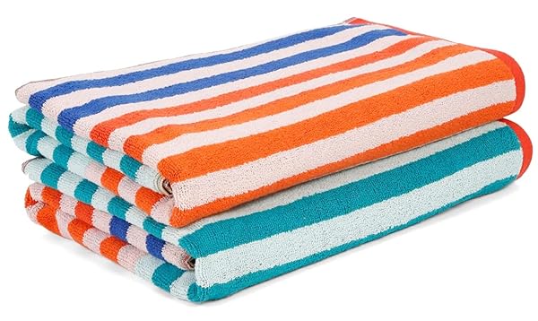 AMBRA LINENS 500 GSM HIGHLY ABSORBENT BATH TOWELS...