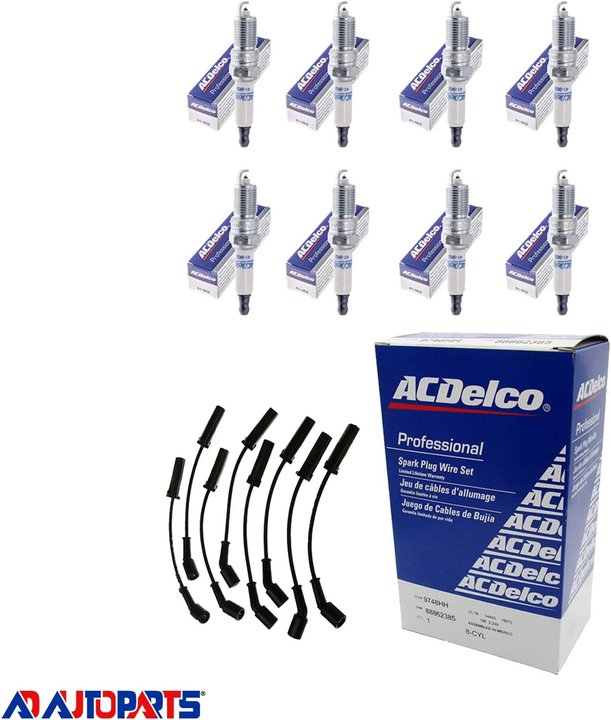 OEM 41962 Professional Platinum Spark Plugs + OEM 9748HH