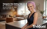 Tredoni 120x85cm Triangular Hair Setting Net | Heat-Resistant Universal Size view 2