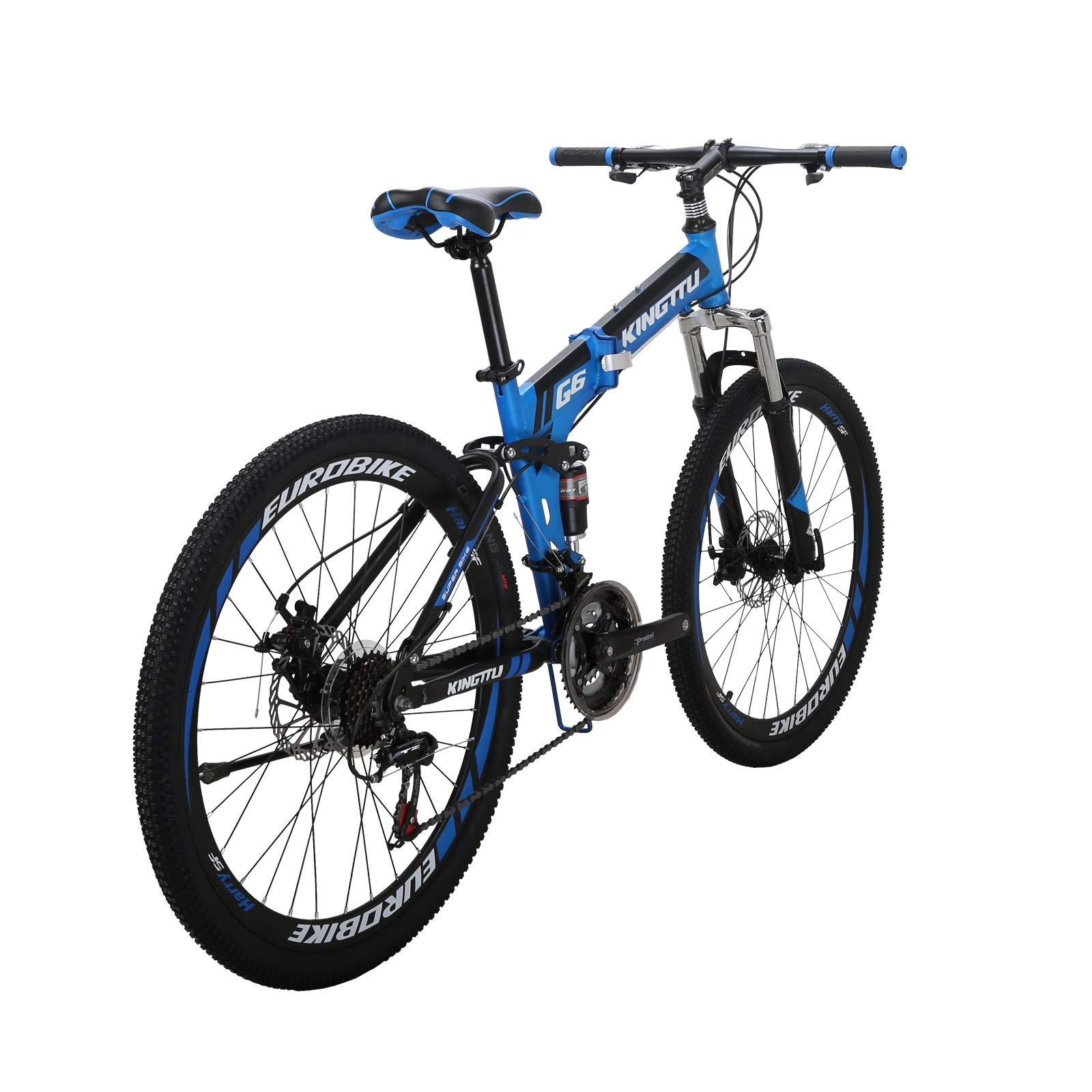 LZBIKE Bicycle G6-26 26 inch Bike Mountain Bike 26" 21 Speed Shift Left 3 Right 7 Cycle Folding Moun