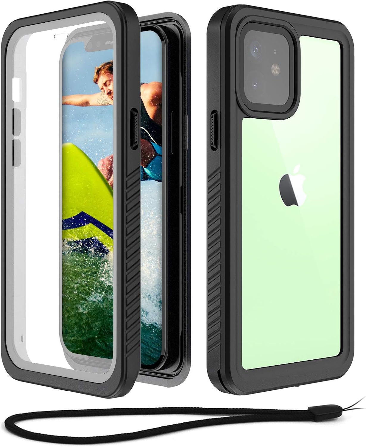 Beeasy for iPhone 12 Mini Case IP68 Waterproof, Compatible with MagSafe
