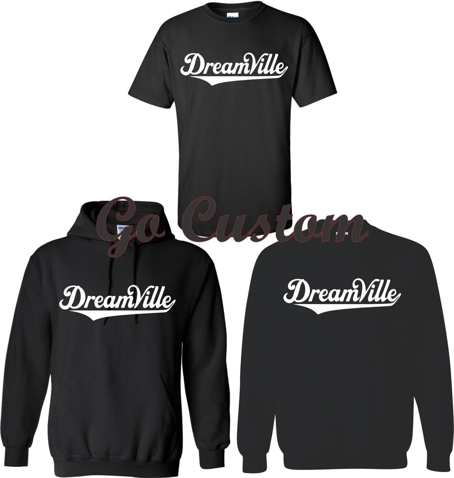 GoCustom Dreamville Logo Hoodie, T-Shirt, Crewneck Hip-Hop Artist t-Shirt Design