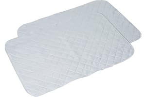 Carter's 2 Piece Protector Pad, Solid White, One Size
