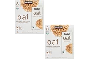 Kirkland Signature Oat Organic Non-Dairy Beverage - Made With Rolled Oats - 2g Rolled Oats in Every Serving - Ready Set Gourmet Donate a Meal Program - 2 Pack (192 Fl oz. Each)