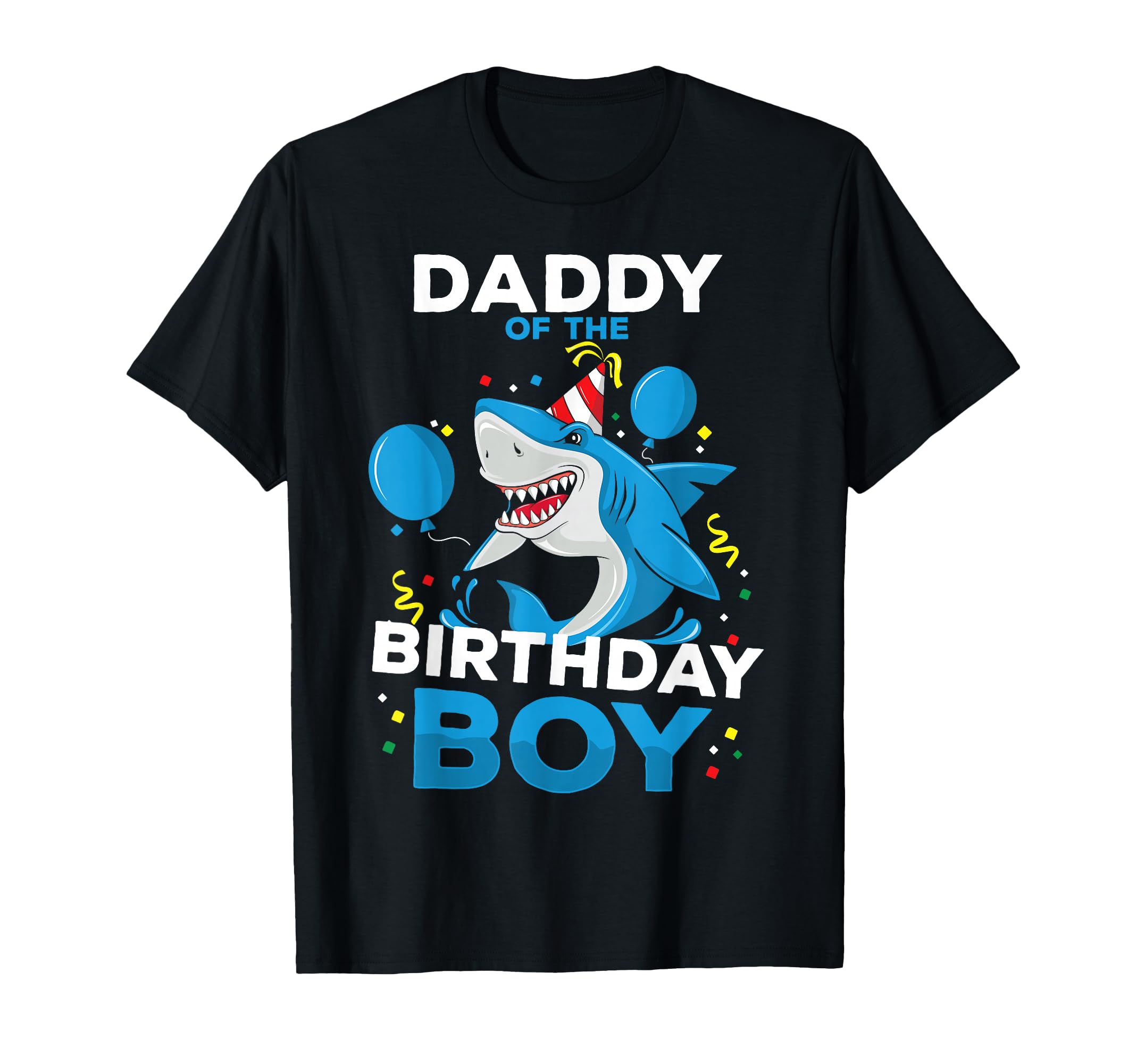 Photo 1 of Daddy of The Birthday Boy Shark Ocean Theme Matching Family T-Shirt