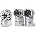 thumbnail image 2 of Aluminum Front Wheel Hubs Rims 2-Pack For Tamiya 1/14 Scale Truck Tractor RC Models 2 of 10