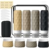 Silevoler 16Pack Travel Bottles for Toiletries, Bottles, Jars, and Covers | TSA Approved BPA Free Silicone Travel Size Containers Set, Leak Proof Refillable Liquids and Cream Essentials Kit
