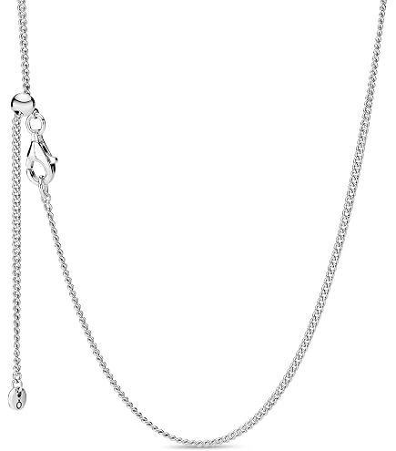 Amazon.com: Pandora Jewelry Cable Chain Shine Necklace, 23.6