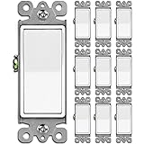 BESTTEN 10 Pack Single Pole Decorator Wall Light