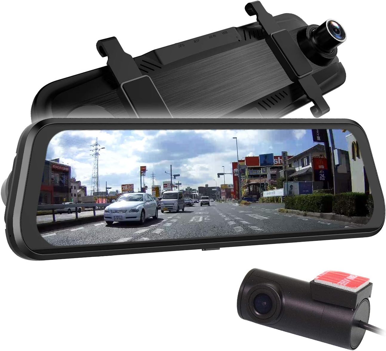 Amazon デジタルルームミラー デジタルインナーミラー ミラー型 ドライブレコーダー ドラレコ 2カメラ 前後同時録画 9.66インチ タッチパネル 1080P フルHD ミラー Amazon デジタルルームミラー デジタルインナーミラー ミラー型 ドライブレコーダー ドラレコ 2カメラ 前後同時録画 9.66インチ タッチパネル 1080P フルHD ミラー