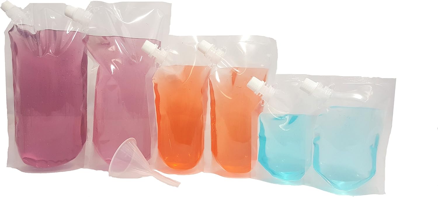 Plastic Flasks for cruises and travel Concealable