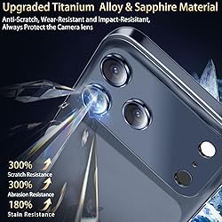 SiHPuoy 2 Pack Camera Lens Protector for iPhone 17