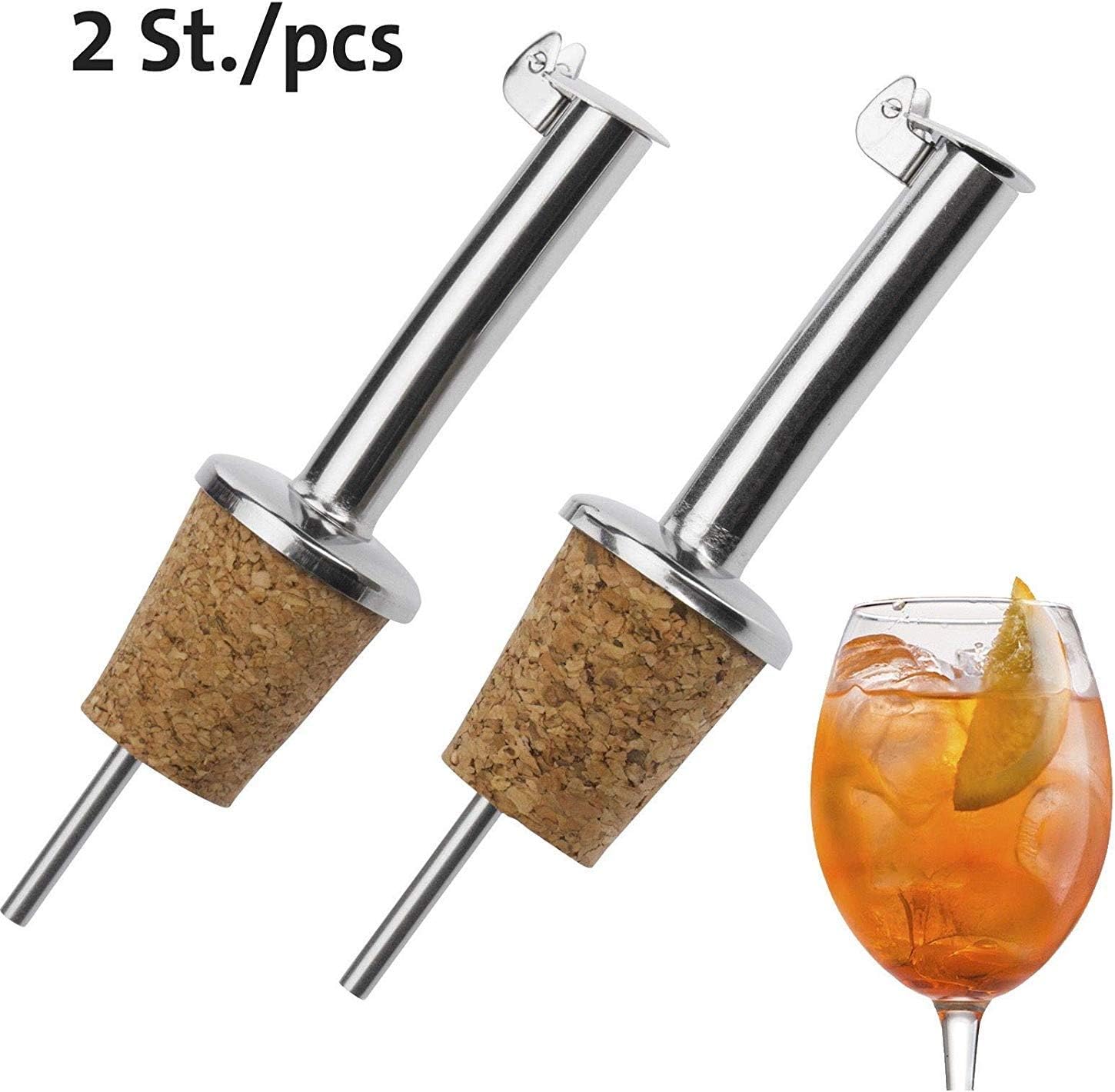 Aquaflow 25ml Ausgießer NGS Verchromt Maß Bar Pub Cocktail