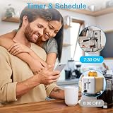 Eightree Smart Plug Energy Monitor Works with Alexa Google Home 13A Wi-Fi Timer view 5