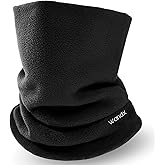 Wandx Kids Neck Warmer Gaiter Double-Layer Fleece Neck Gaiter for Boys Girls Fleece Ski Mask for Winter