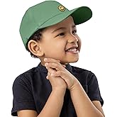 Smile Face Toddler Hat Baseball Cap for Boy Girls Baseball Hats Kids Soft Cotton Adjustable Cute Caps for 4-12 Years