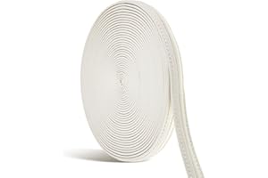 Dansydaisy 10. 9 Yard Marine Vinyl Upholstery Trim White Outdoor Fabric Upholstery Fabric for Boat Auto