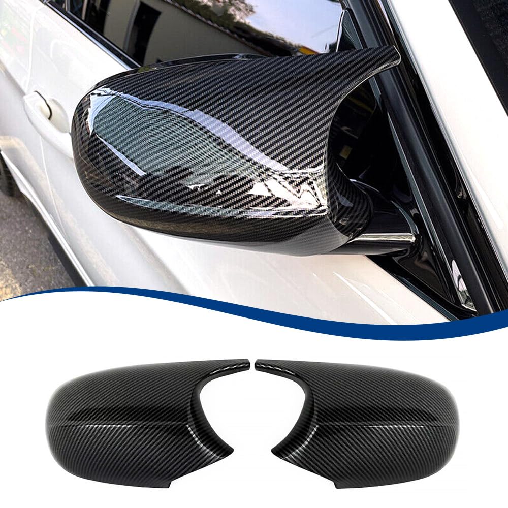 Photo 1 of XPHAZZ Side Mirror Cover Compatible with 3-Series LCI E90 E91 E92 E93 / 1-Series LCI E81 E82 E87 E88 (Carbon Fiber Pattern, E90 E92 LCI)