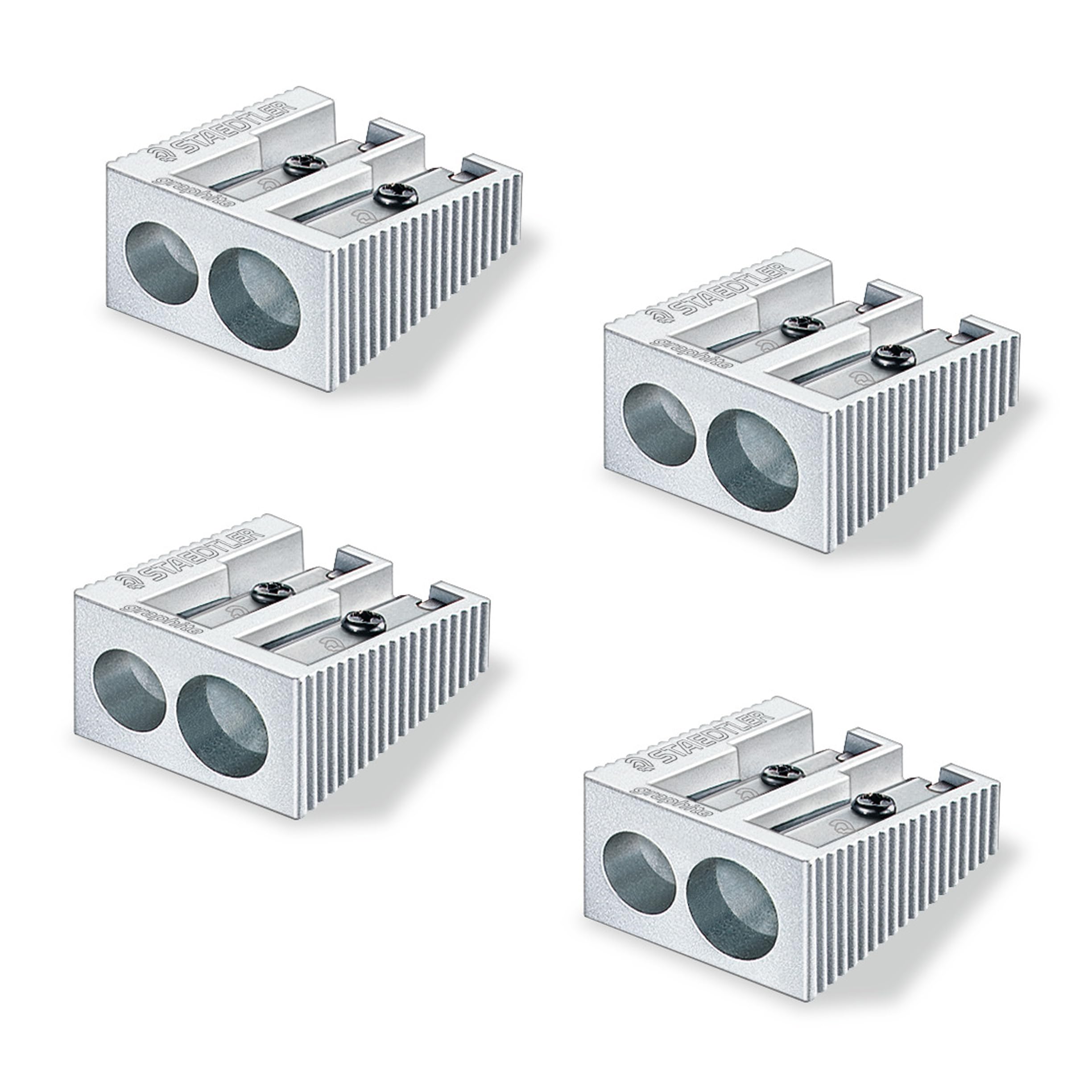 STAEDTLER Double Hole Quality Aluminium Pencil Sharpener (4)