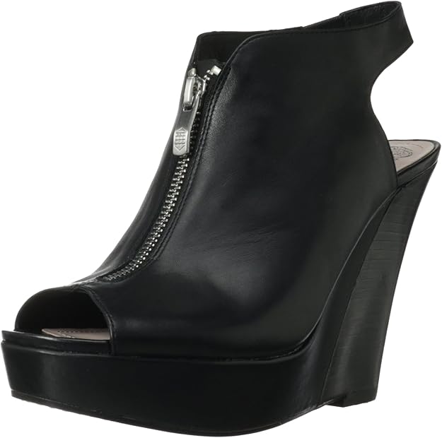 Amazon.com | Vince Camuto Women's Wenzele Wedge Sandal, Black, 7 M US | Platforms & Wedges