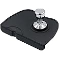 Handook Tamper Mat, Espresso Tamper Mat, 8.3 X 5.9 Inch Coffee Mat, Coffee Tamper Mat for Espresso Machine, Espresso Accessory, Barista Tools, Coffee Tamper Station, Espresso Pad for Counter (Black)