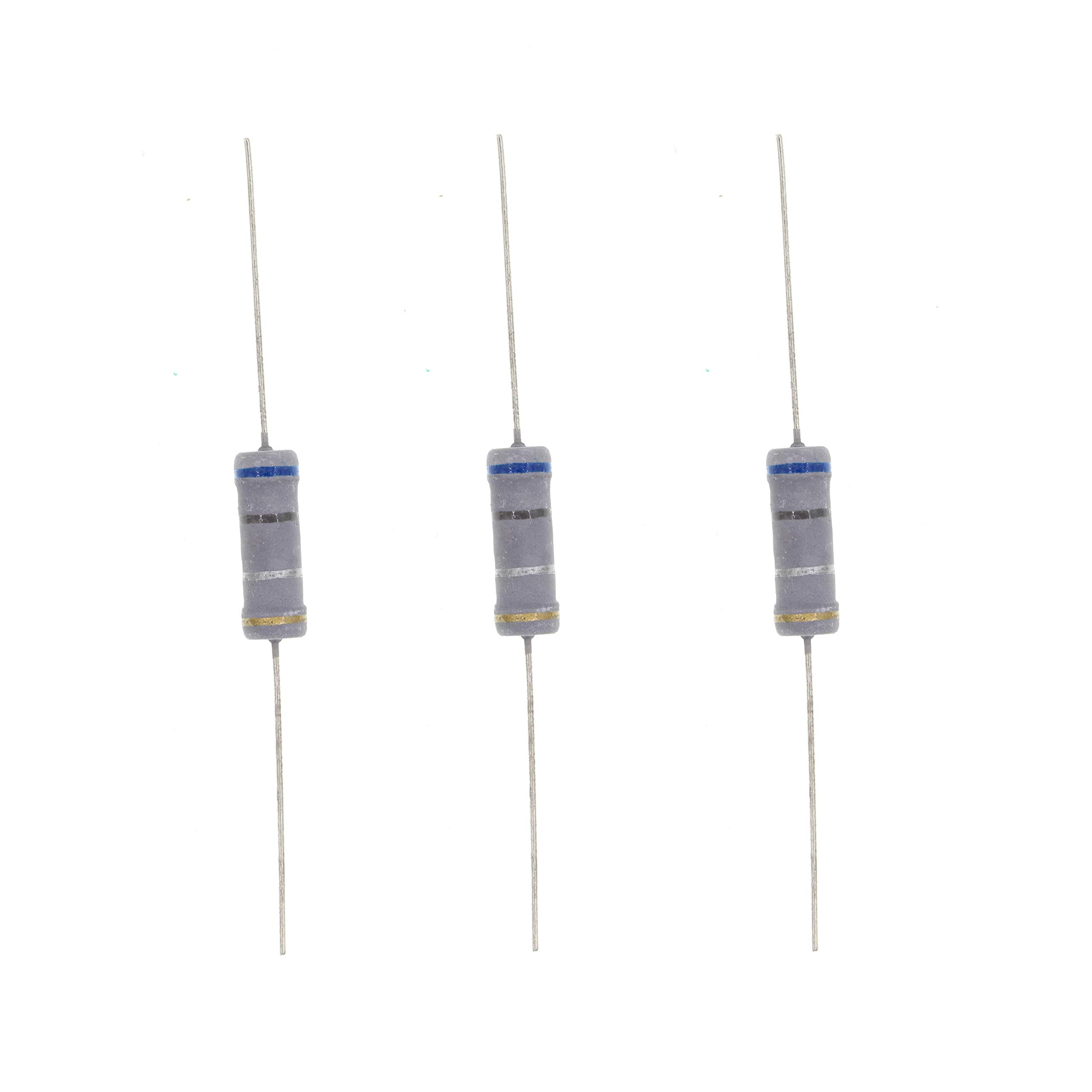 HUABAN 20PCS 3W 3 Watts 0R68 0.68 Ohm 5% Metal Oxide Film Resistor