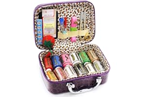 Sewing kit 51 PCS Mini Sewing kit Sewing Kits for Adults Travel Sewing Set (Purple)