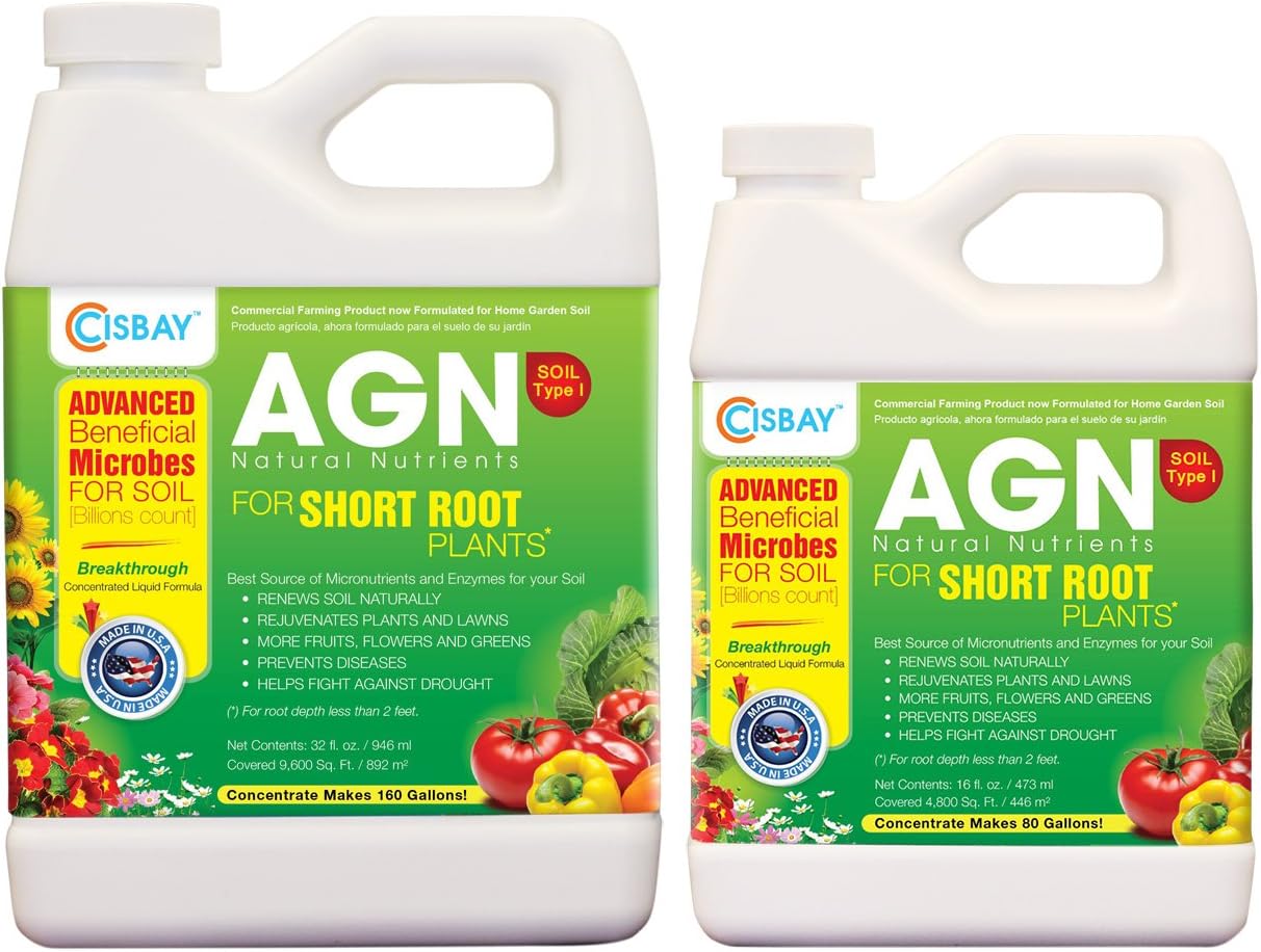 AGN Soil Type I - Nutrients for Short Root Plants (32 fl. oz.)