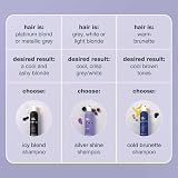 Milk Shake Silver Shine Shampoo 1000ml Blonde Grey Hair Violet Pigment view 7
