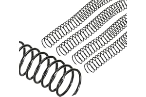 PATIKIL 22mm(7/8") Plastic Spiral Binding Coils, 20 Pcs Binding Spirals 190 Sheet Capacity 3:1 Pitch Binding Spirals for Bind
