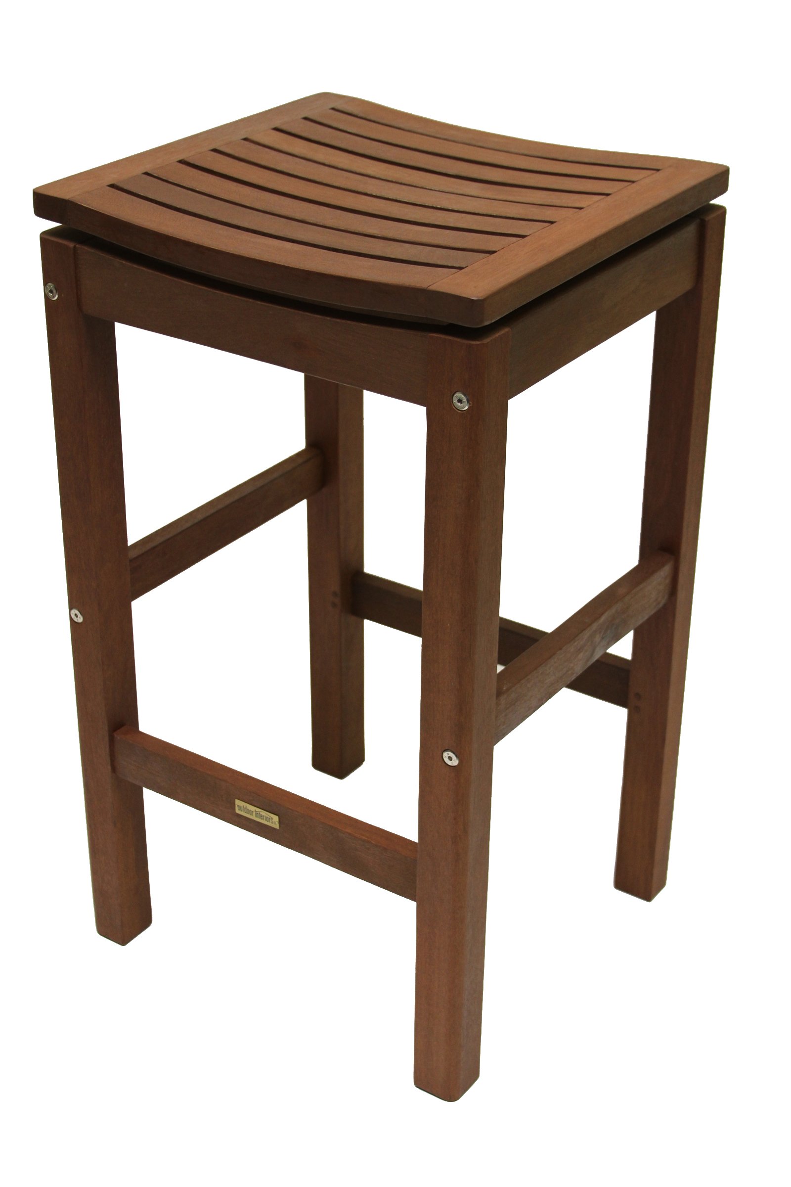 sundale outdoor bar stools on Outdoor Interiors 10030 Eucalyptus Hi Back Bar Chair Pricepulse