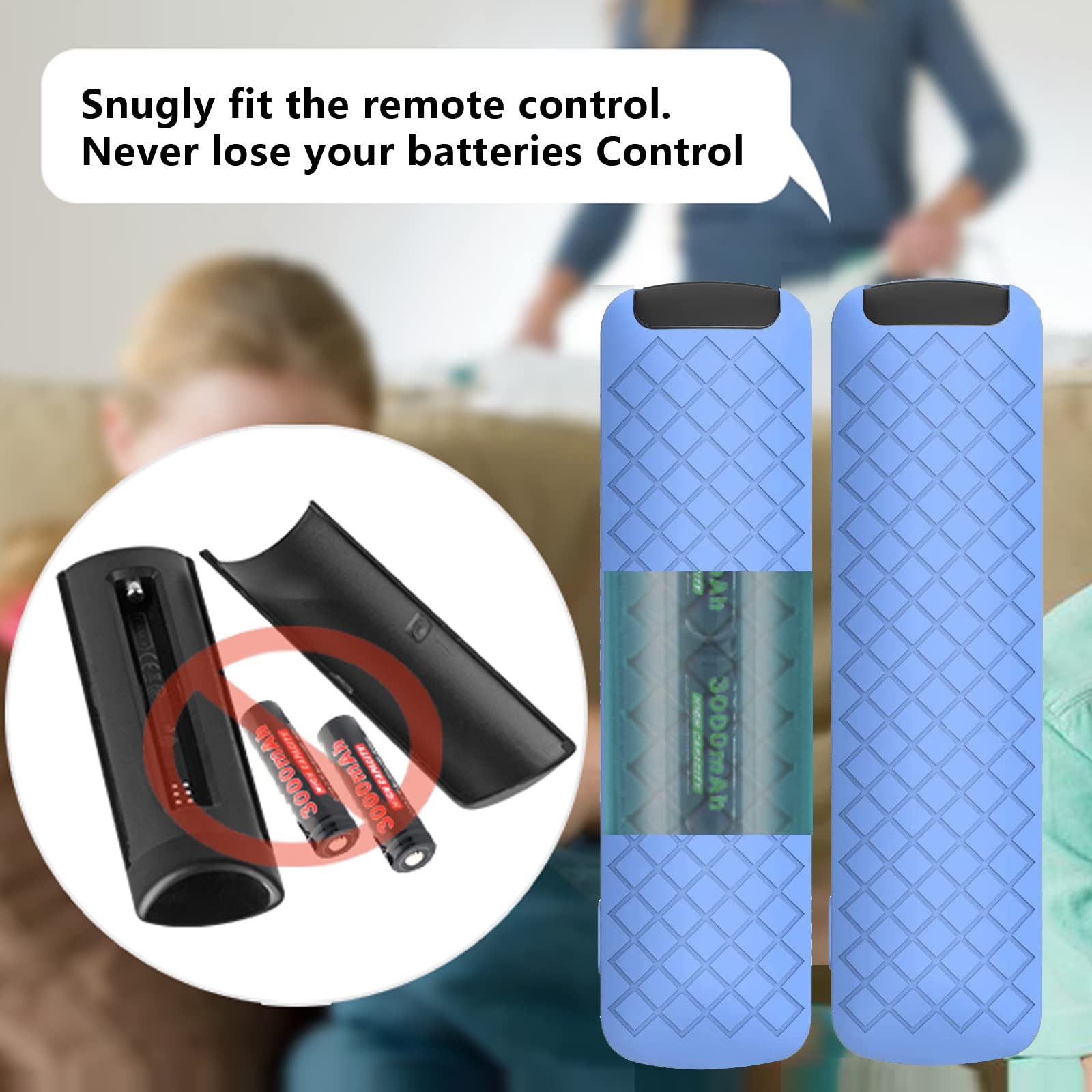 2PACK Remote Pro Cover,Remote Case fit for FireTV