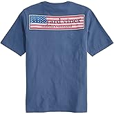Vineyard Vines Boys Boys' Classic USA Logo Box Short-Sleeve Pocket Tee
