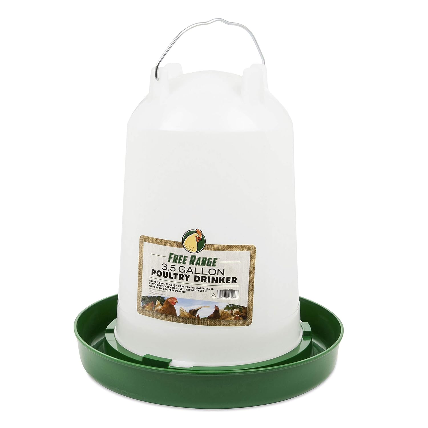 Harris Farms Plastic Poultry Drinker 5 Quart