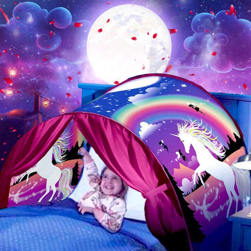 Yeahs Shop Dream Tent Unicorn Pop-up Play Tent Playhouse Castles Kids X-mas