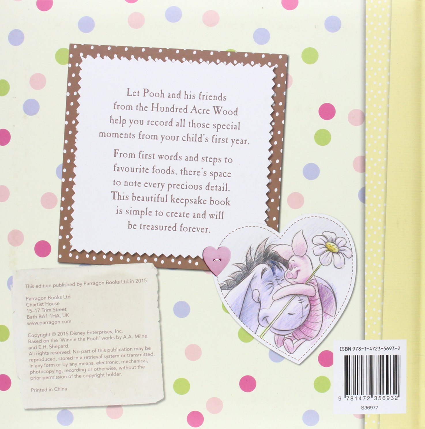 disney baby record book