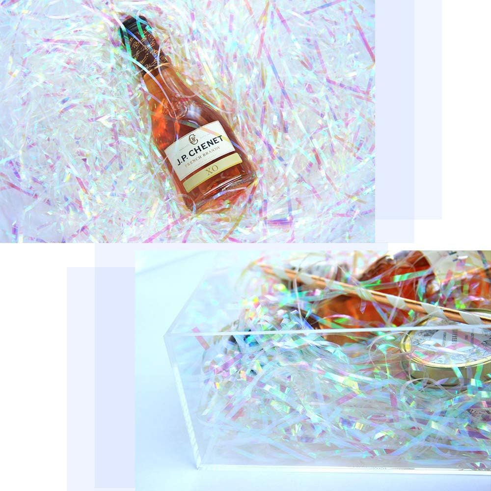 108g Shredded Tissue Paper, Iridescent Hamper Shred Gift Fill Packaging