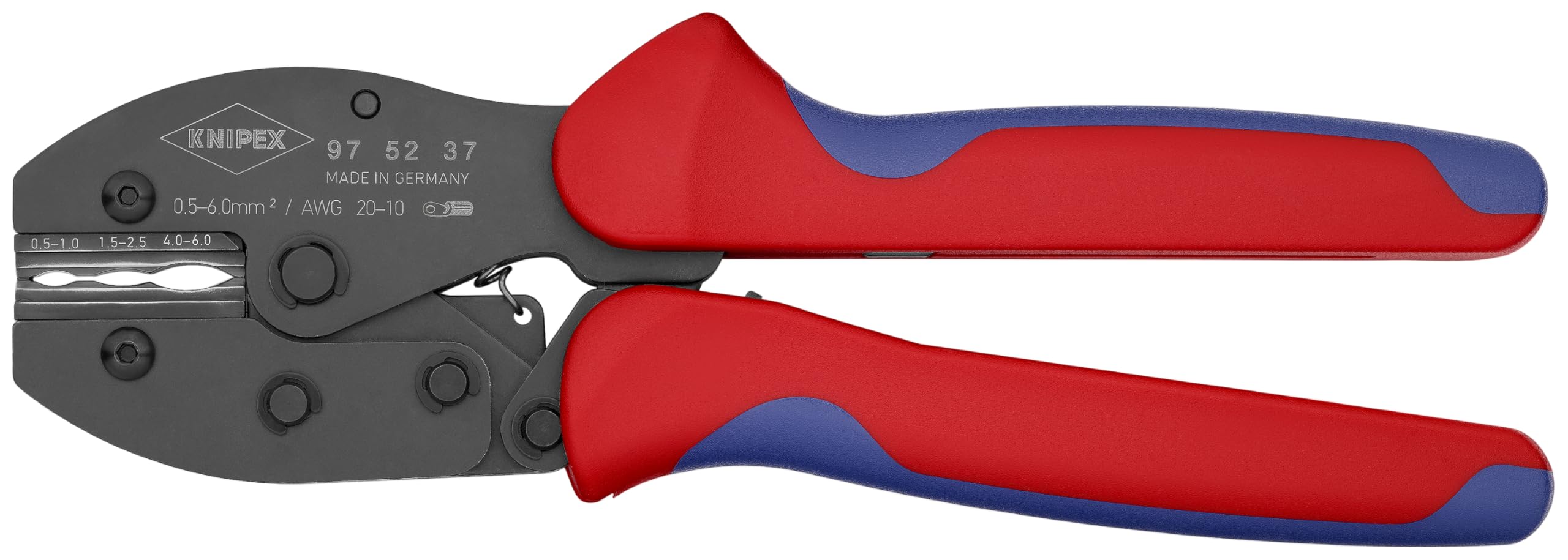 KNIPEX Tools - Crimping Pliers, 3 Position Contact, Multi-Component (975237)