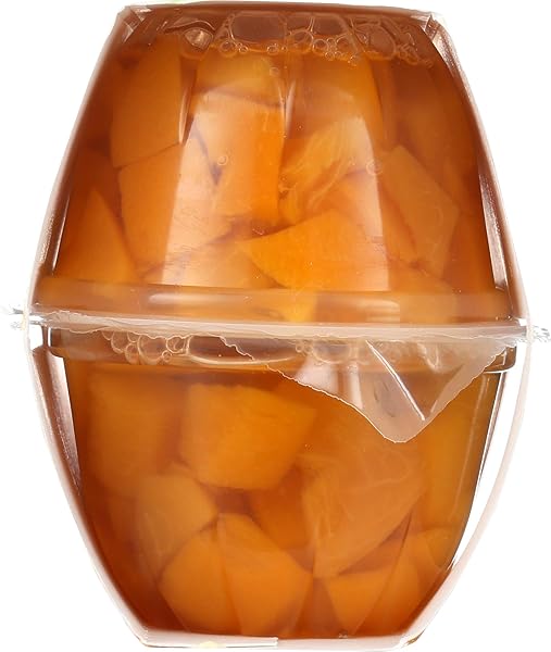 365 EVERYDAY VALUE, ORGANIC YELLOW CLING DICED PEACHES IN ORGANIC PEAR JUICE FROM CONCENTRATE, 4 OUNCE, 4 COUNT