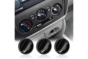 WINUERK 3Pcs AC Heater Blower Fan Control Knob, Replacement Heater Control Switches #55905-0C010, Car Accessories AC Climate Control Knob Compatible with Toyota Tundra 2000-2006