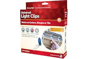 SIMPLE LIVING SOLUTIONS Light Clips Univ 100ct