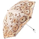 Honeystore Flower Lace Parasols for Wedding Party Lace Bridal Umbrella