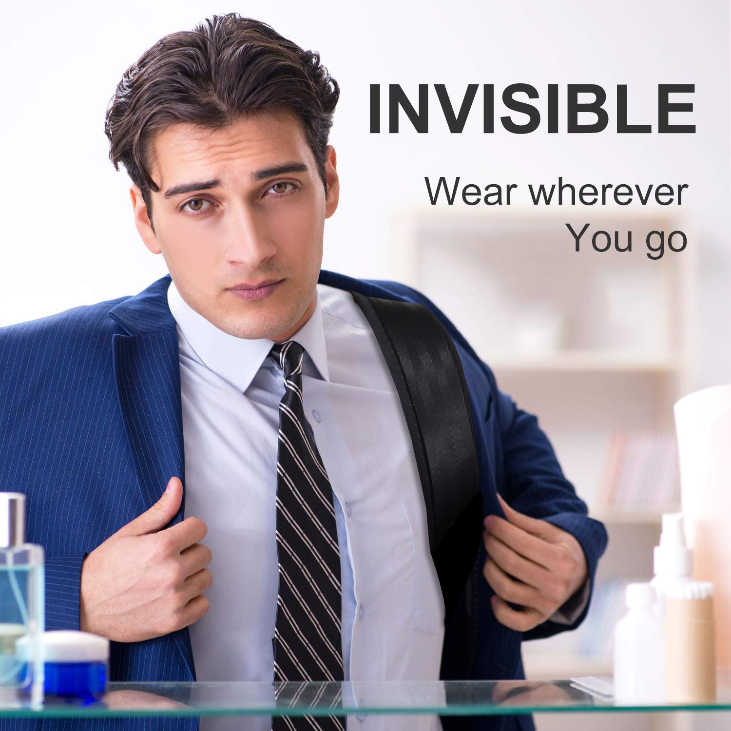 Posture Corrector for Men and Women, Adjustable Upper Back Brace, Back Straightener Clavicle Support, Providing Pain Relief from Neck, Back & Shoulder.