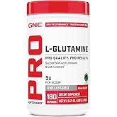 GNC Pro Performance L-Glutamine 5000mg, Unflavored, 32 oz, 181 Servings | L-Glutamine, a Preferential Amino Acid for Skeletal Muscle, Supports Recovery, Immune Response, and Gut Function