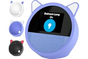 Liboer Silicone Cover for Ec/-ho Sp-/ot Soft Waterproof Dustproof Portable Protective Case Compatible with Ec-h/o Sp-/ot Speaker Accessories(Violet)