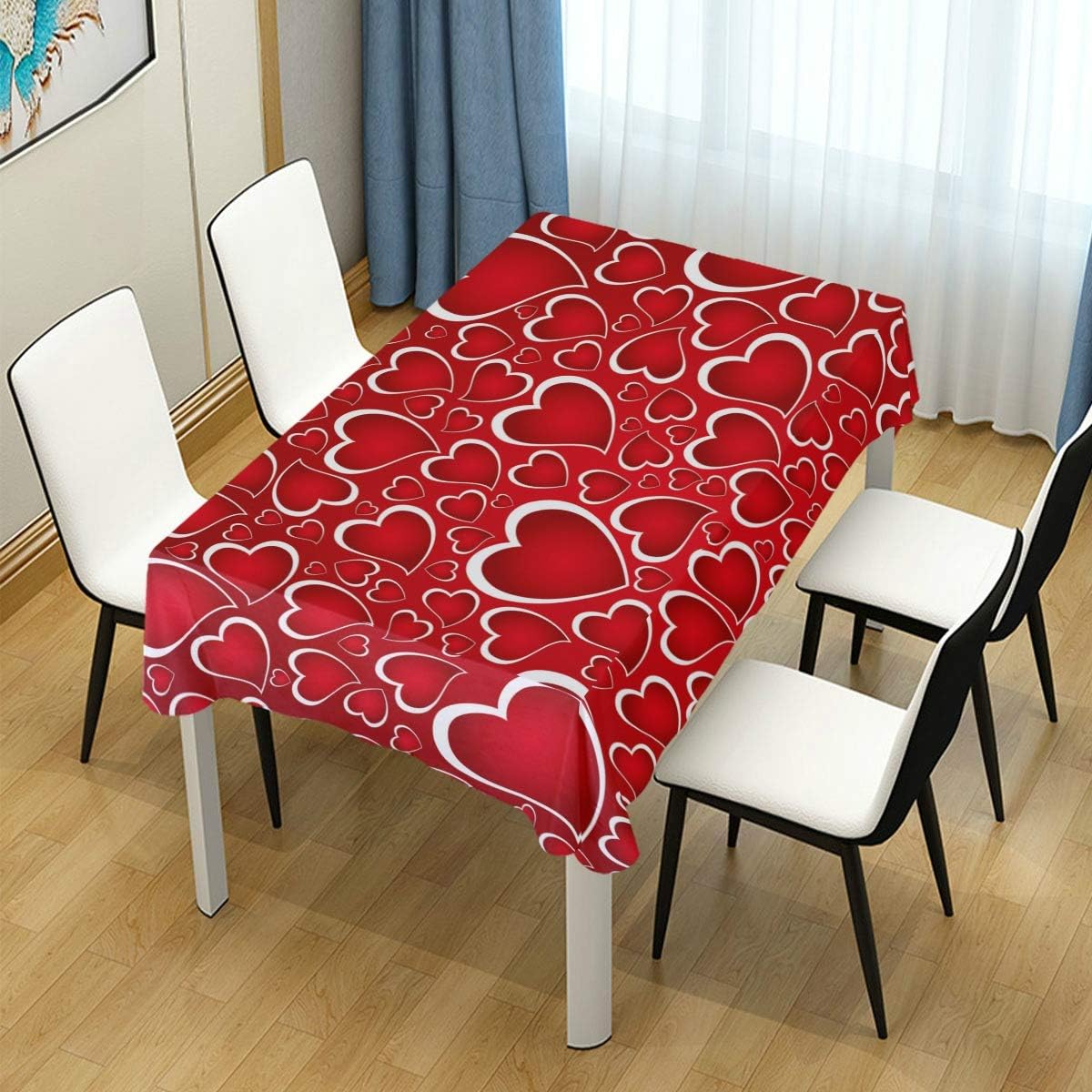 Best round table cloth 120 heart