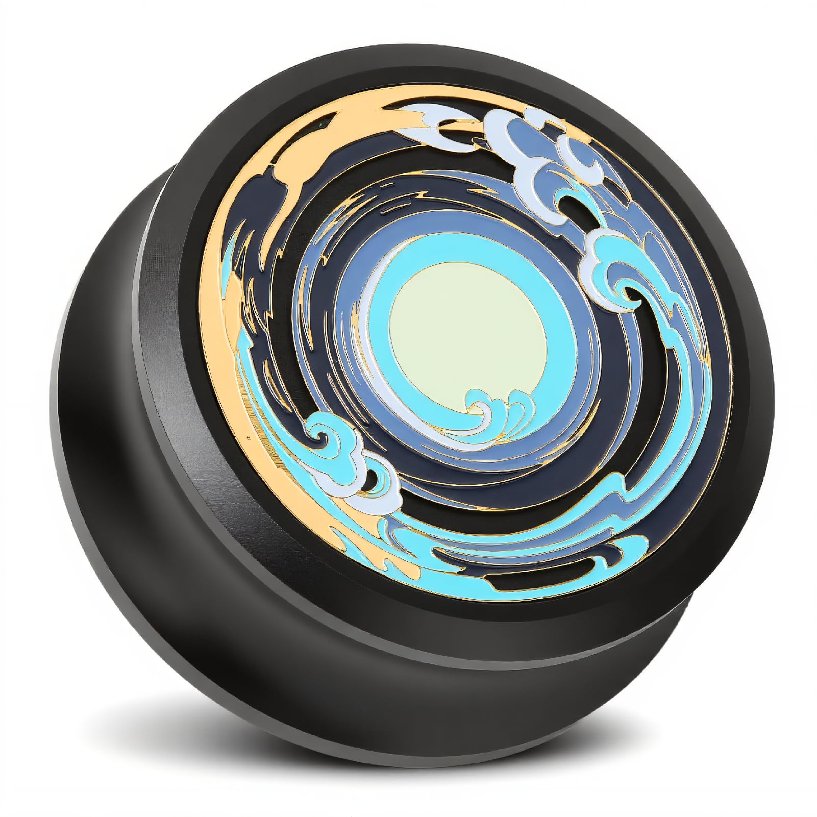 Record Weight Stabilizer, LP Turntable Disc Clamp, Professional Vibration Damping Disc Weight for Record Protection, Black