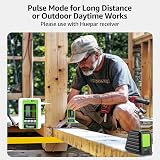 Huepar BOX-1G Green Laser Level with Pulse Mode 150° Vertical Beam 130° view 4