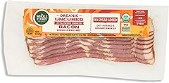 Whole Foods Market Organic Pork Bacon No Sugar Added, 8 OZ